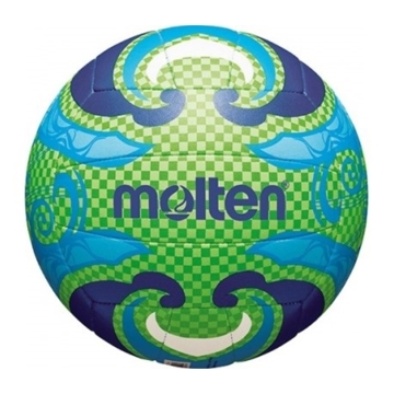 Molten 632MOV5B1502L, Size 5, Volleyball Ball, Green/Blue