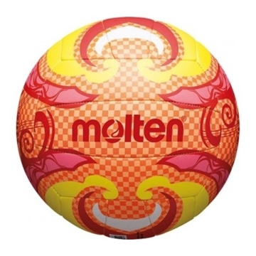 Molten 632MOV5B1502O, Size 5, Volleyball Ball, Orange/Red