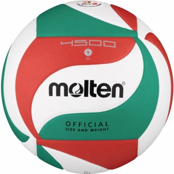 ფრენბურთის ბურთი Molten 632MOV5M4000X, Size 5, Volleyball Ball, White/Green