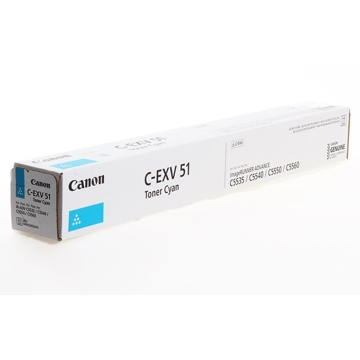 კარტრიჯი Canon CEXV-51 Toner, 60000Y Cyan