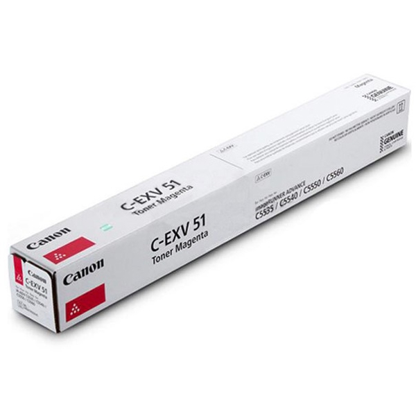 კარტრიჯი Canon CEXV-51 Toner, 60000Y Magenta