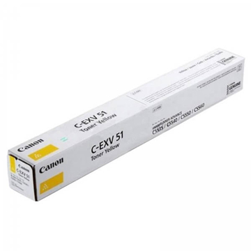 კარტრიჯი Canon CEXV-51 Toner, 60000Y Yellow