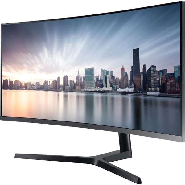 მონიტორი SAMSUNG CURVED UHD  34" (3440 X 1440), 21:9, 4MS, 100GHZ, 178°X178°, 300 CDM2 , BLACK