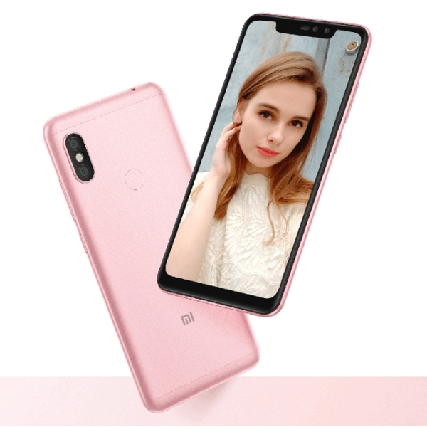 მობილური ტელეფონი XIAOMI Redmi Note 6 Pro Rose Gold (M1806E7TG), 6.26'' 19:9 2280x1080, 1.8GHz, 8 Core, 3GB RAM, 32GB, up to 256GB flash, 12Mpix+5Mpix/20Mpix+2Mpix, 2 Sim, 2G, 3G, LTE, BT v5.0, Wi-Fi, GPS/AGPS/GLONASS/BDS/Galileo, Micro-USB, 4000mAh, 157.9x76.4x8.2