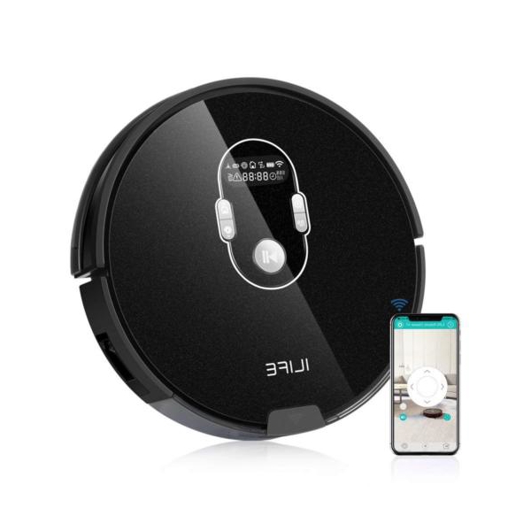 რობოტი მტვერსასრუტი ILIFE  A7 Robot vacuum cleaner, Smart Planned Cleaning Robot Vacuum with APP Control, The power of technology,  User-friendly & anti-stuck,  New exterior design.