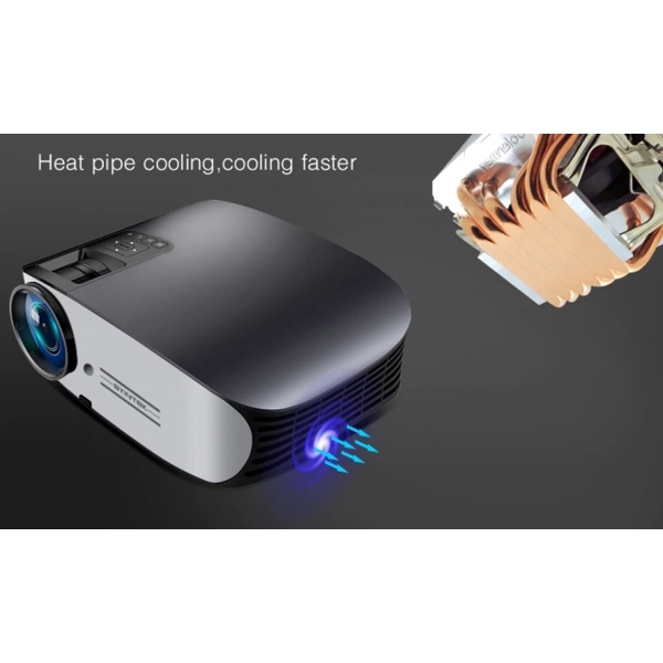 პროექტორი BYINTEK M7 200 inches Home Theater HD video projector LED laser for Iphone mobile phone Full HD 1080p