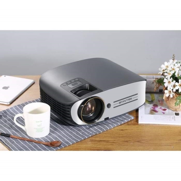 პროექტორი BYINTEK M7 200 inches Home Theater HD video projector LED laser for Iphone mobile phone Full HD 1080p