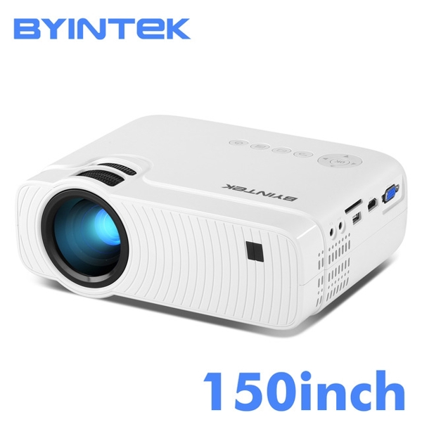 პროექტორი BYINTEK  k2  150 inch LED Mini Micro Portable HD Video Projector with HDMI Speaker USB for Cinema Play 1080P Cinema Home Theater