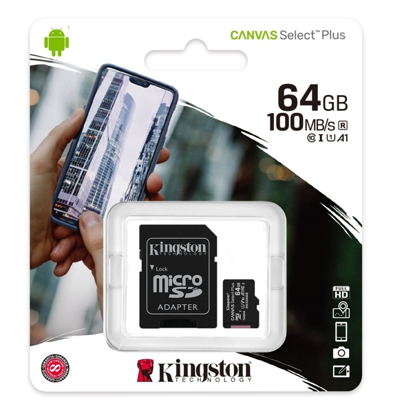 KINGSTON SDCG2/64GB micro 64GB WITH SD ADAPTER