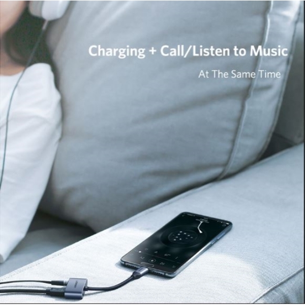 ადაპტერი UGREEN CM193 (50596) USB Type C to AV 3.5mm + Type C Adapter