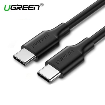 USB კაბელი Ugreen US286 (50997) USB-C Male to USB-C 2.0 1M Black