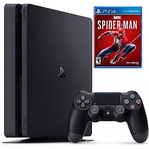 PLAYSTATION 4 CONSOLE 500GB SLIM WITH  SPIDER-MAN PS4