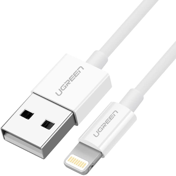 Ugreen US155 (20728) Lightning to USB cable 1m  MFi White