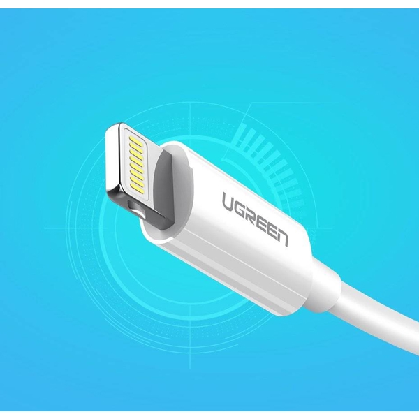 Ugreen US155 (20728) Lightning to USB cable 1m  MFi White