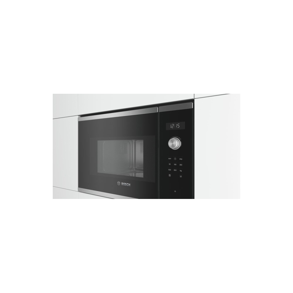 მიკროტალღური ღუმელი - BOSCH - BFL524MS0 უჟანგავი ფოლადი