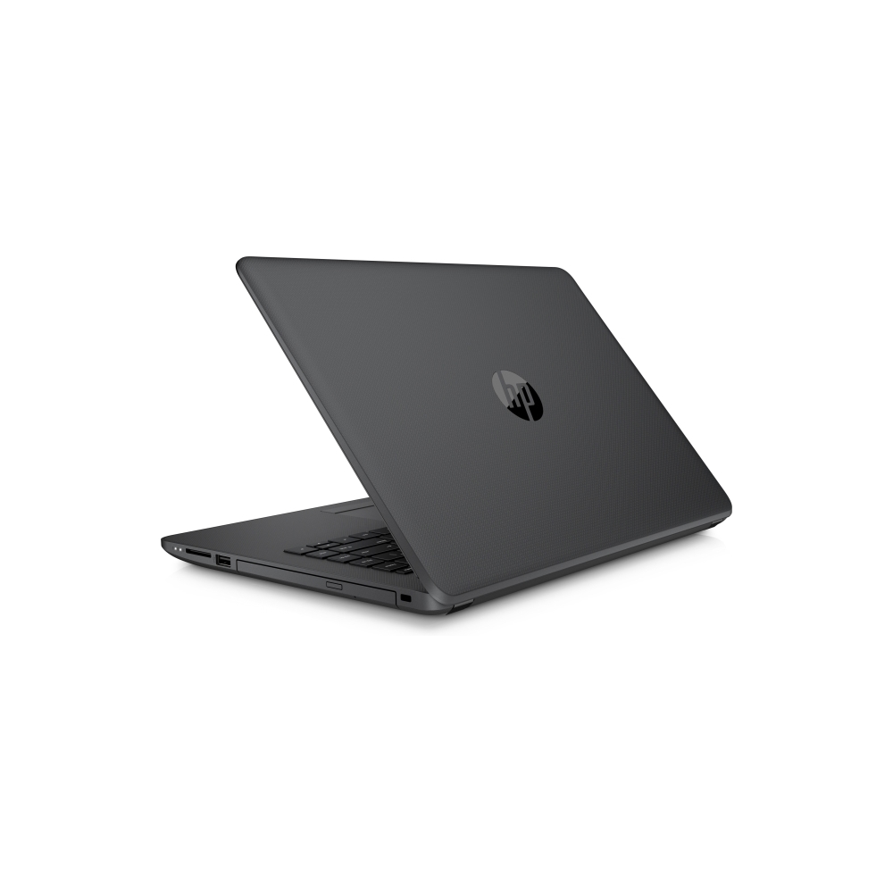 ნოუთბუქი HP UMA i3-7020U 240 G6 / 14 HD SVA AG / 4GB 1D DDR4 / 500GB 5400 / DOS2.0 / DVD-Writer / 1yw / Jet kbd TP / Intel 3168 AC 1x1+BT 4.2 / Dark Ash Silver Textured with VGA Webcam / SeaShipment