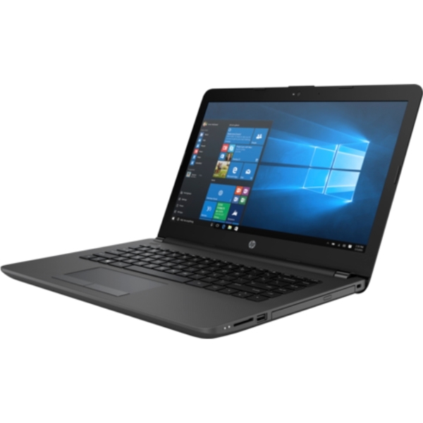 ნოუთბუქი HP UMA i5-7200U 240 G6 / 14 HD SVA AG / 8GB 1D DDR4 / 256GB TLC with Connector / DOS2.0 / DVD-Writer / 1yw / Jet kbd TP / Intel 3168 AC 1x1+BT 4.2 / Dark Ash Silver Textured with VGA Webcam / SeaShipment