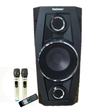 დინამიკი Temeishen TMS-801  8 inch with 2 wireless mic,bluetooth 70 watts