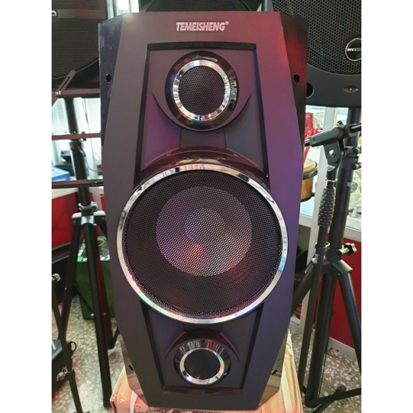 დინამიკი Temeishen TMS-801  8 inch with 2 wireless mic,bluetooth 70 watts