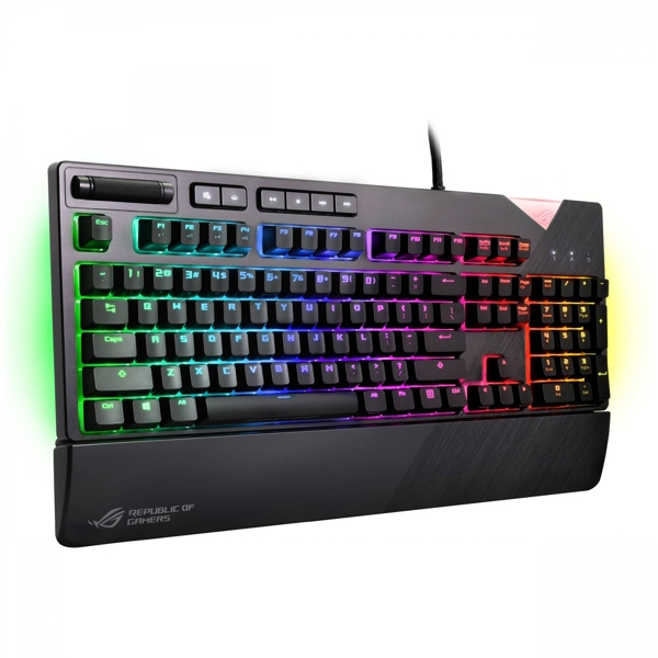 კლავიატურა ASUS ROG STRIX FLARE USB MX Cherry Red mechanical gaming keyboard