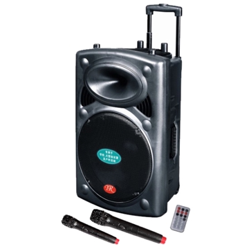 დინამიკი Temeishen 2305L 15" stage speaker,  2pcs microphones, 100W