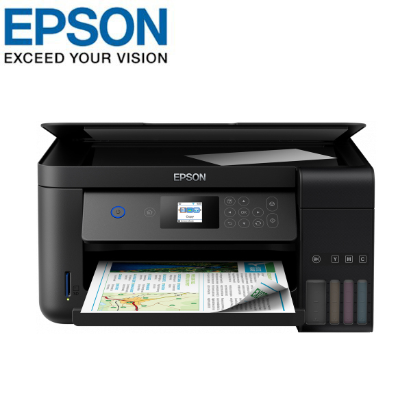 ფერადი ჭავლური პრინტერი Epson L4160 Wi-Fi Duplex All-in-One (C11CG23403)