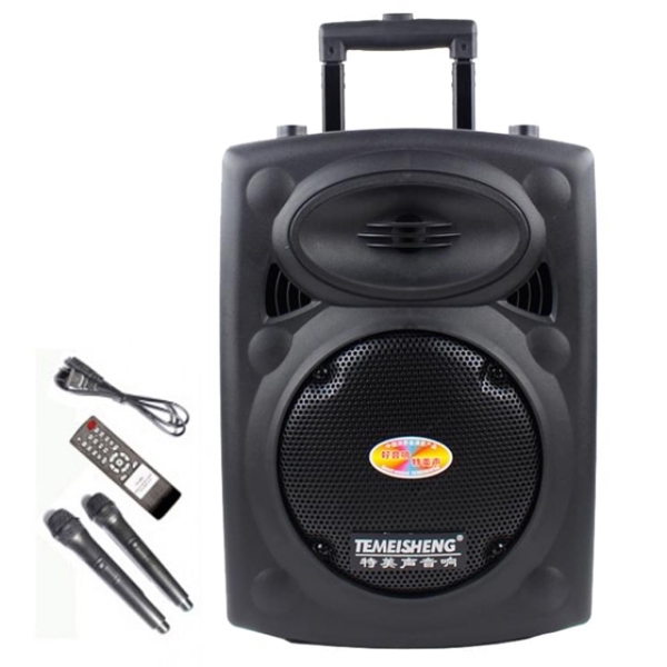 დინამიკი Temeishen 131L 8inch stage speaker, 2microphone  40W