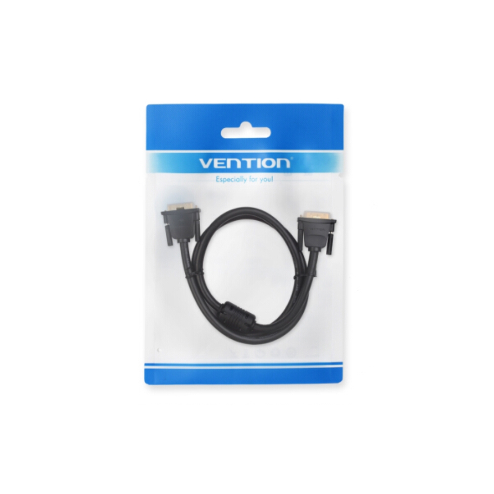 კაბელი VENTION EAABI DVI(24+1) Male to Male Cable 3M Black