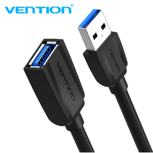 კაბელი VENTION VAS-A44-B500 USB2.0 Extension Cable 5M Black