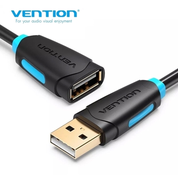 კაბელი VENTION CBCBI USB2.0 Extension Cable 3M Black