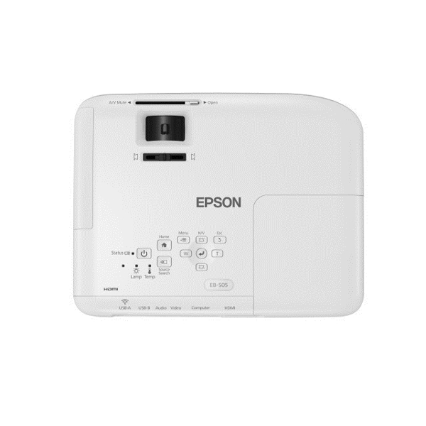 პროექტორი Epson EB-S400 3LCD Technology Resolution SVGA, 800 x 600, 4:3  Contrast Ratio 15.000 : 1 Colour White