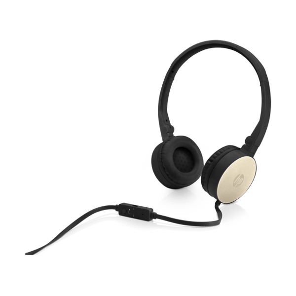 ყურსასმენი HP Stereo Headset H2800 (Black w. Silk Gold)