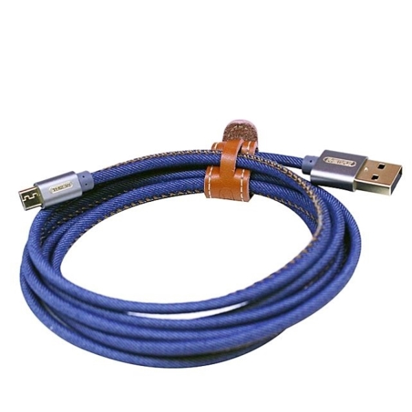 მობილურის დამტენი Remax Cowboy Data Cable (Length: 1.2M) RC-096i blue