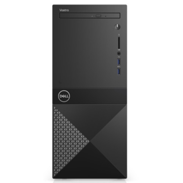 ბრენდ კომპიუტერი Dell Vostro 3670 MT /Core i5-8400 (2.80 GHz, 6C/6T, 9MB) /1x 8GB 2666MHz ( 2 UDIMM Slots )/1TB HDD 7.2K rpm 3.5" /Intel UHD 630/DVD-RW 9.5m/WLAN + BT/Kb/Mouse/ 2x USB 3.1; 4x USB 2.0; 1 RJ-45 GB Lan; HDMI; VGA