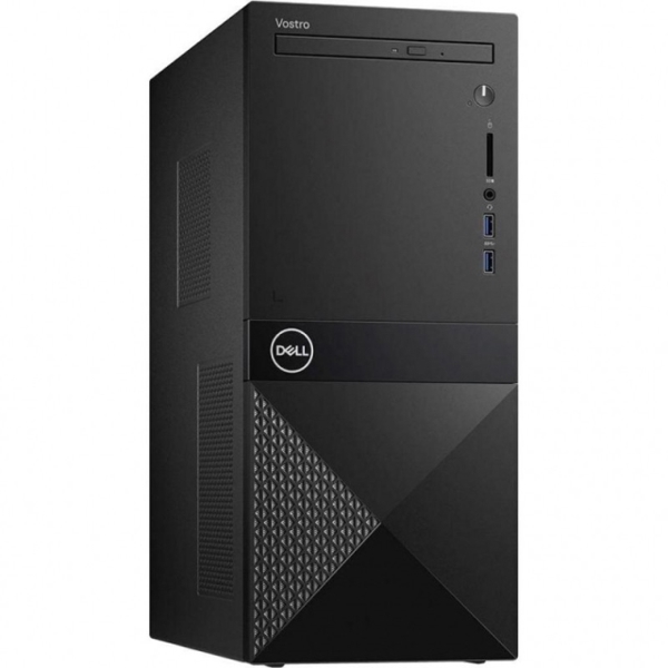 ბრენდ კომპიუტერი Dell Vostro 3670 MT /Core i5-8400 (2.80 GHz, 6C/6T, 9MB) /1x 8GB 2666MHz ( 2 UDIMM Slots )/1TB HDD 7.2K rpm 3.5" /Intel UHD 630/DVD-RW 9.5m/WLAN + BT/Kb/Mouse/ 2x USB 3.1; 4x USB 2.0; 1 RJ-45 GB Lan; HDMI; VGA