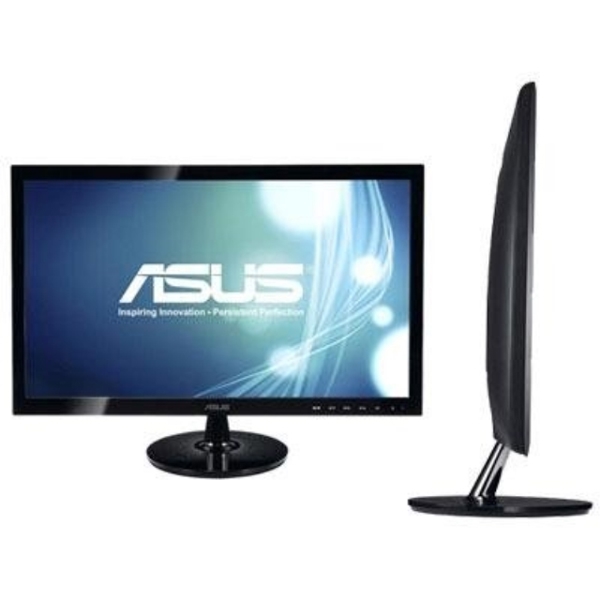   ASUS  VS247HR  23.6" BLACK  (1920X108), 2MS, 170°X160°, 16:9, 50000000:1,250 CD㎡,  HDMI, D-SUB, DVI-D