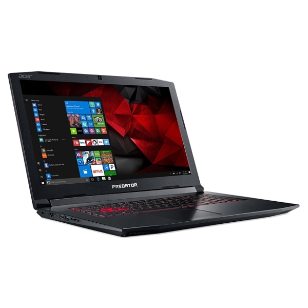  ACER ACER PREDATOR HELIOS   17.3" IPS  FHD  I7-8750H, 16 GB, 128 SSD + 1TB HDD, NO ODD, GTX 1050TI  4 GB, BLACK