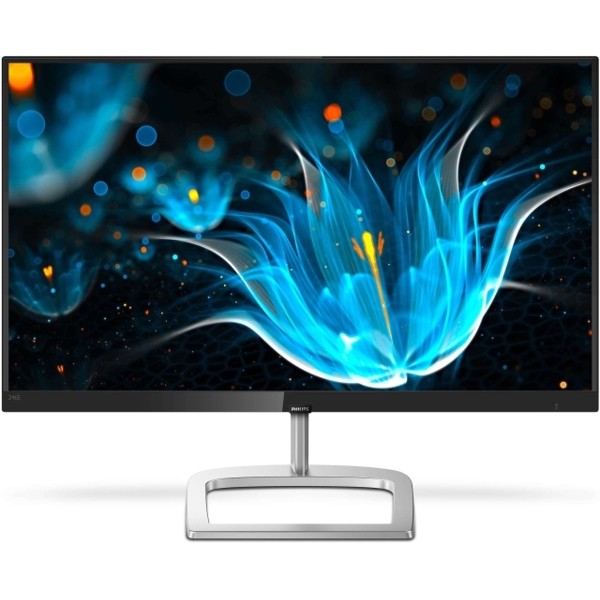 მონიტორი PHILIPS E-Line 23,8 LCD panel type: IPS technology ; Aspect ratio: 16:9 ; Optimum resolution: 1920 x 1080 @ 60 Hz ; Response time (typical): 5 ms (Gray to Gray), Brightness: 250 cd/m²; SmartContrast: 20,000,000:1; Contrast ratio (typical): 1000:1; V