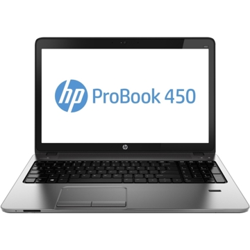 ნოუთბუქი HP ProBook 450 G2 Notebook PC (Intel Core i5-4210U with Intel HD Graphics 4400 (1,7 GHz, 3MB cash memory, 2 cores), 39,6 cm (15.6") diagonal LED-backlit HD anti-glare (1366 x 768), HDD: 1 TB 5400 rpm SATA, 4 GB 1600 MHz DDR3L SDRAM (1 x 4 GB), AMD Radeo