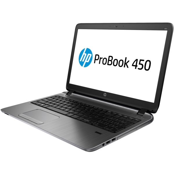 ნოუთბუქი HP ProBook 450 G2 Notebook PC (Intel Core i5-4210U with Intel HD Graphics 4400 (1,7 GHz, 3MB cash memory, 2 cores), 39,6 cm (15.6") diagonal LED-backlit HD anti-glare (1366 x 768), HDD: 1 TB 5400 rpm SATA, 4 GB 1600 MHz DDR3L SDRAM (1 x 4 GB), AMD Radeo
