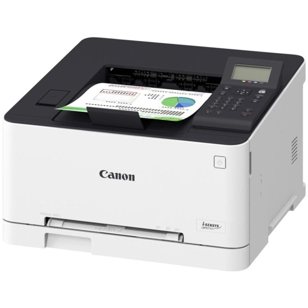 პრინტერი Canon i-SENSYS LBP611Cn - Up to 18 ppm/Print quality Up to 1200 x 1200 dpi/Print Resolution Up to 600 x 600 dpi, Duty cycle Max. 30,000 pages per month/ Secure Print Mobile printing, Print from USB/ AirPrint/ 150-sheet cassette/ LAN, Remote User Interface/ Cartridge 045(045H)