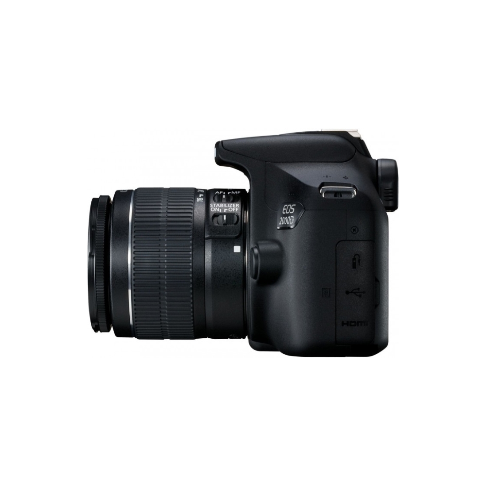 ციფრული ფოტოაპარატი CANON EOS 2000D 18-55 IS KIT, 24,1MP APS-C CMOS sensor , 3.0″ LCD screen , 1080P Full-HD EOS Movie , 30fps, DIGIC 4+ . 2 Year Canon Official Warranty