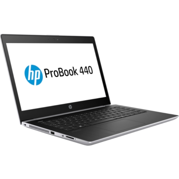 ნოუთბუქი HP UMA i5-8250U 440 G5 / 14 HD AG SVA HD / 4GB 1D DDR4 2400 / 500GB 7200 / DOS2.0 / 1yw / 720p / Clickpad / Realtek AC 2x2+BT 4.2 / Natural Silver / SeaShipment / FPR