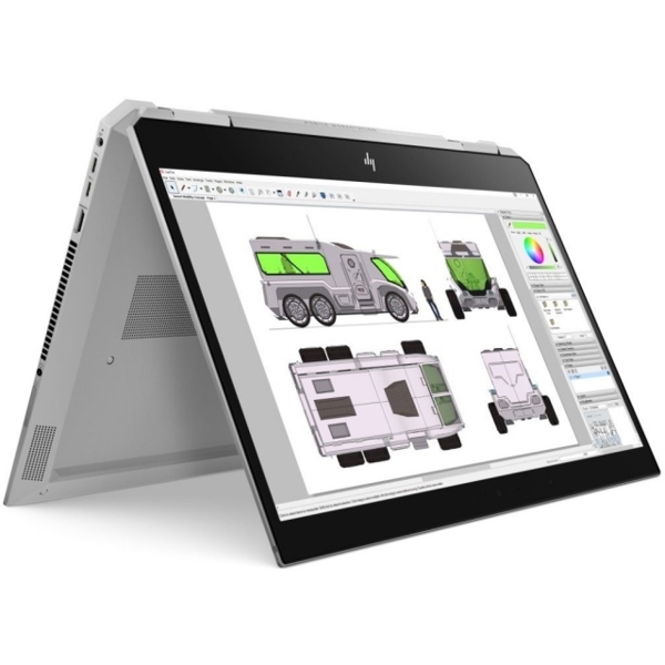 ნოუთბუქი HP ZBook Studio x360 G5 Notebook UMA i7-8750H Studiox360 G5 / 256GB SATA Three Layer Cell / 8GB (2x4GB) DDR4 2666 / W10p64 / 15.6 FHD LED for HD Webcam slim Touchscreen Ambient Light Sensor / WLAN Intel 9560 ac 2x2 nvP BT 5 / Fingerprint Sensor 