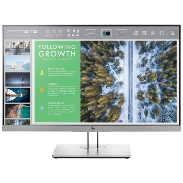 მონიტორი HP EliteDisplay E243 23.8-inch Monitor FHD (1920 x 1080 @ 60 Hz) 250 cd/m² 10000000:1 dynamic 1 VGA 1 HDMI 1.4 (with HDCP support) 1 DisplayPort