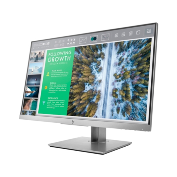მონიტორი HP EliteDisplay E243 23.8-inch Monitor FHD (1920 x 1080 @ 60 Hz) 250 cd/m² 10000000:1 dynamic 1 VGA 1 HDMI 1.4 (with HDCP support) 1 DisplayPort