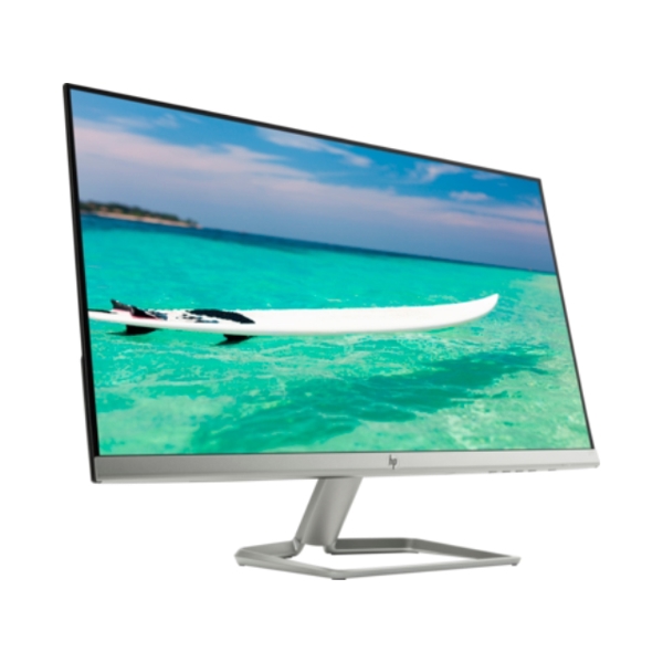 მონიტორი HP 27f Display FHD (1920 x 1080 @ 60 Hz) 1000:1 static 10000000:1 dynamic 300 cd/m² 5 ms 1xVGA 2xHDMI (with HDCP support)