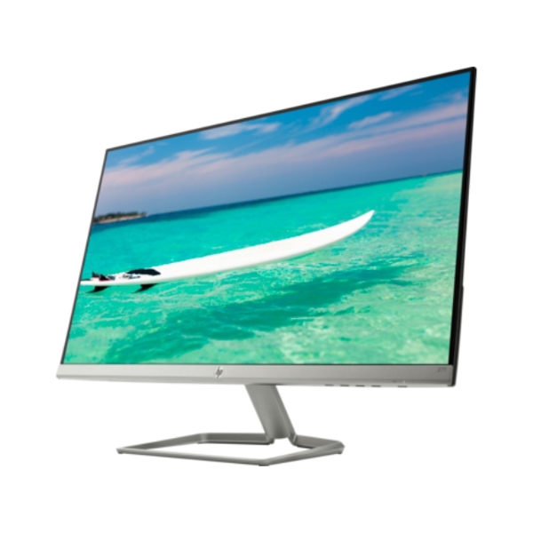 მონიტორი HP 27f Display FHD (1920 x 1080 @ 60 Hz) 1000:1 static 10000000:1 dynamic 300 cd/m² 5 ms 1xVGA 2xHDMI (with HDCP support)