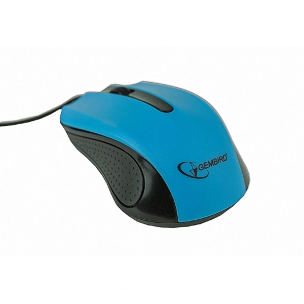 მაუსი - GEMBIRD Optical mouse, USB, blue MUS-101-B