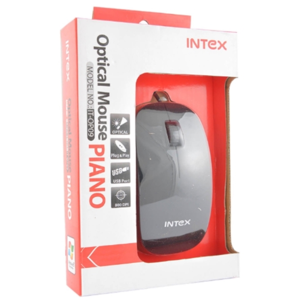 მაუსი - INTEX Optical SAFARI Retractable USB - IT-OP77 USB